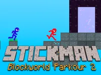 Stickman Blockworld Parkour 2 image